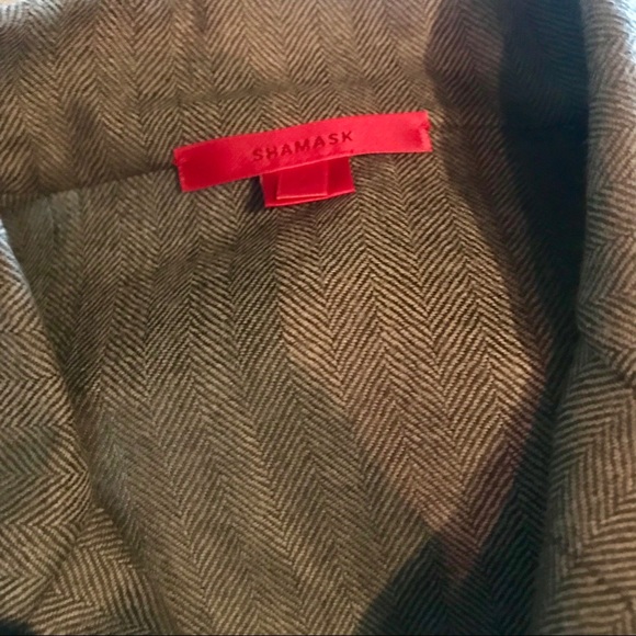 Shamask Open Front 💯 % Wool Blazer - Picture 3 of 3